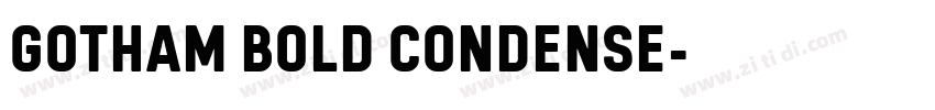 GOTHAM BOLD CONDENSE字体转换 GOTHAM BOLD CONDENSE字体转换